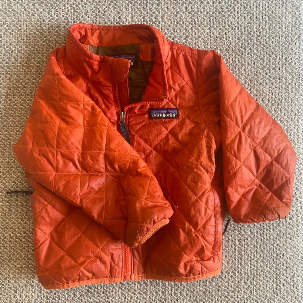 Patagonia Baby Nano Puff Jacket, Bright Orange, 12-18 month
